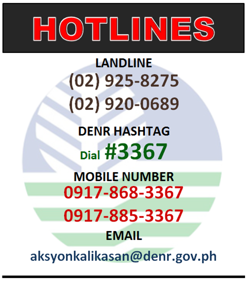 DENR Hotline as of Sept2019