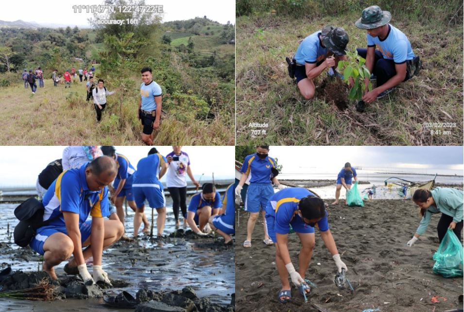 CENRO Barotac Nuevo conducts tree and mangrove planting